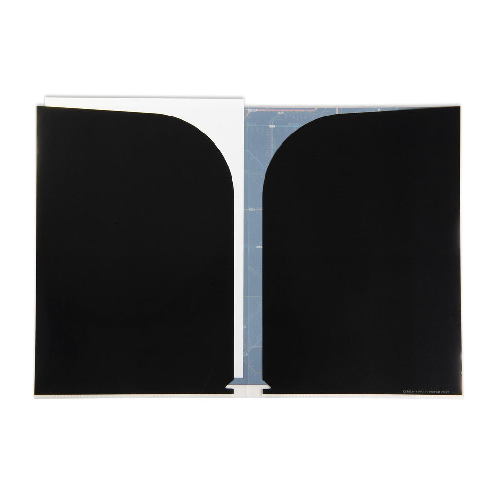 Railway Route Map Clear File Chubu Japanese Black / Tokyo Cartographic
