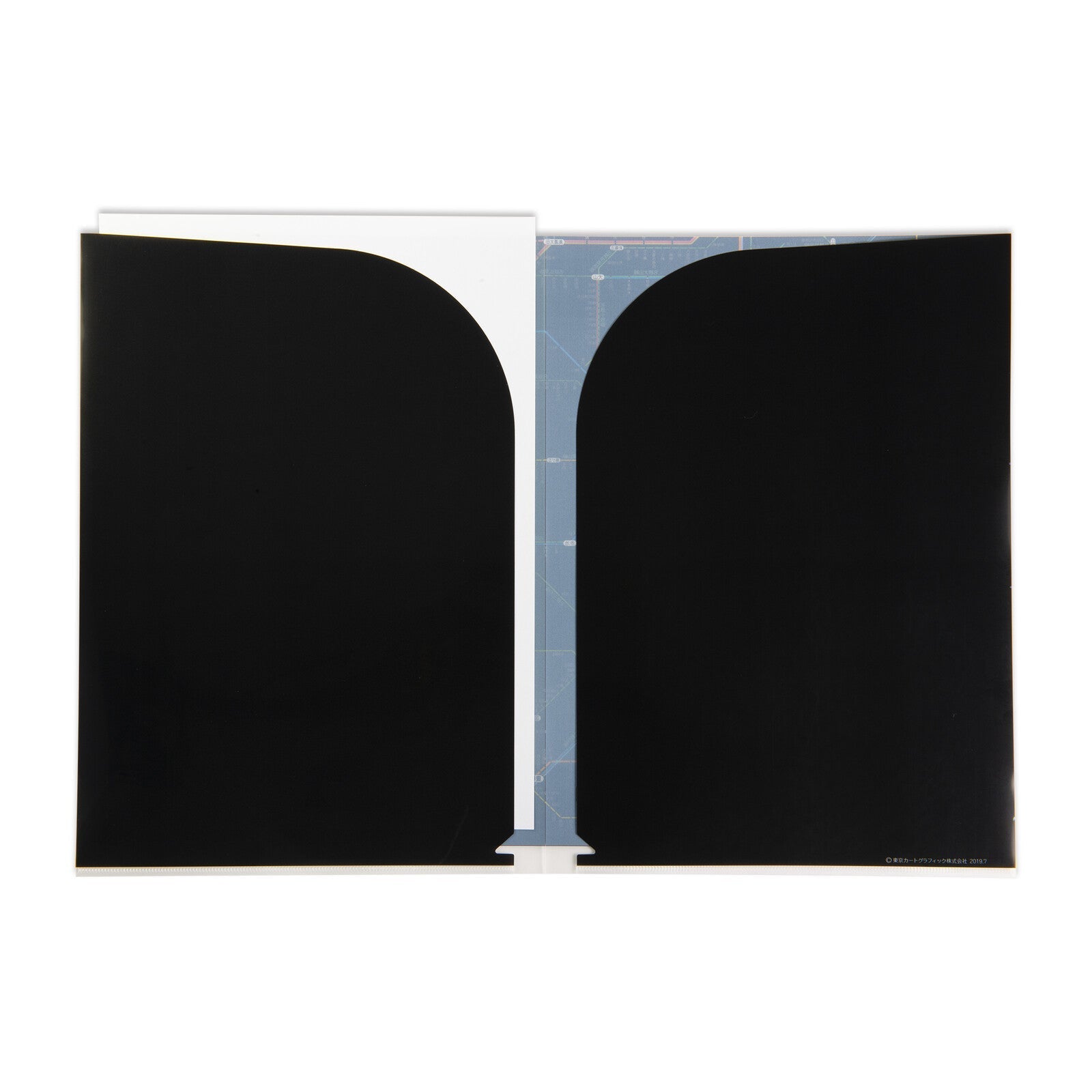 Railway Route Map Clear File Chubu Japanese Black / Tokyo Cartographic