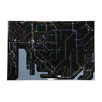 Railway Route Map Clear File Chubu Japanese Black / Tokyo Cartographic