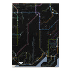 Railway Route Map Clear File Chubu Japanese Black / Tokyo Cartographic