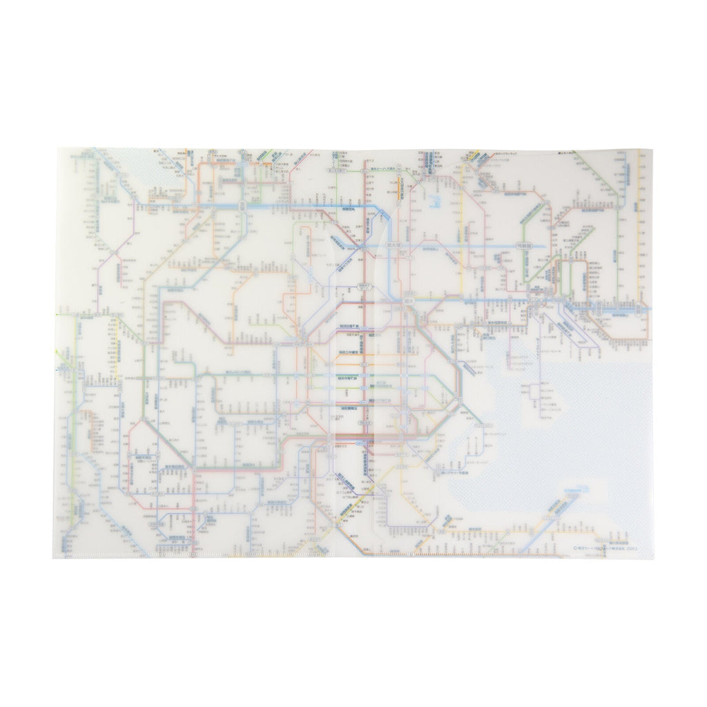 Railway Route Map Clear File Kansai Japanese / Tokyo Cartographic
