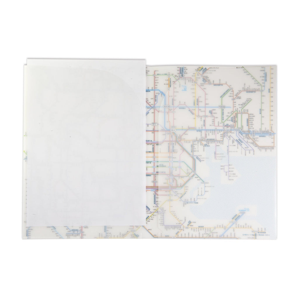 Railway Route Map Clear File Kansai Japanese / Tokyo Cartographic