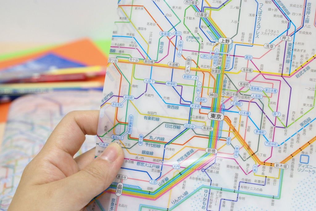 Railway Route Map Clear File Metropolitan Area / Tokyo Cartographic