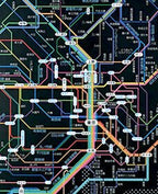 Railway Route Map Notebook A5 Tokyo Metropolitan Area / Tokyo Cartographic