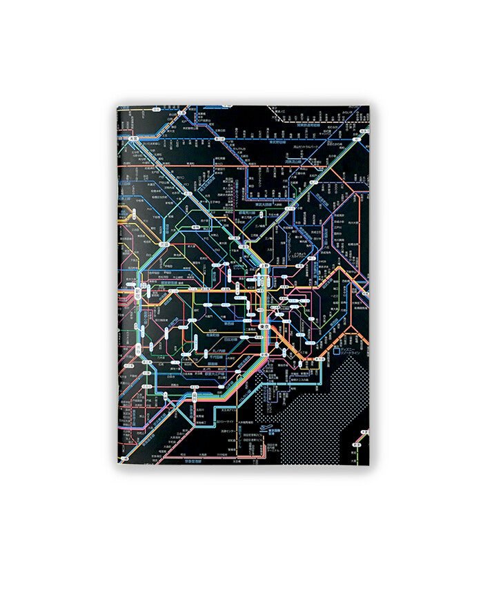 Railway Route Map Notebook A5 Tokyo Metropolitan Area / Tokyo Cartographic