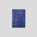 Railway Route Map Ring Notebook Kansai Japanese Blue / Tokyo Cartographic