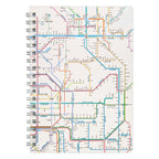 Railway Route Map Ring Notebook Kansai Japanese / Tokyo Cartographic