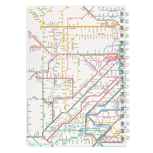 Railway Route Map Ring Notebook Metropolitan Area Japanese / Tokyo Cartographic
