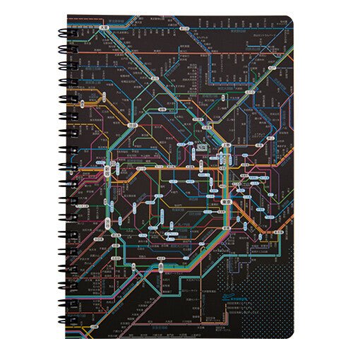 Railway Route Map Ring Notebook Metropolitan Area Japanese / Tokyo Cartographic