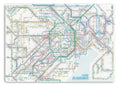 Railway Route Map Underlay Shuto-ken Metropolitan Area Desk Pad / Tokyo Cartographic