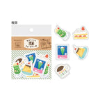 Retro Cafe Washi Flake Stickers / Furukawa Shiko