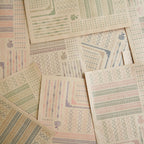 Retro Pattern Series Kraft Paper 3 Pieces / Kohunkan Kappansho
