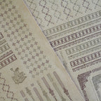 Retro Pattern Series Kraft Paper 3 Pieces / Kohunkan Kappansho