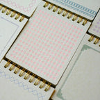 Retro Pattern Series Ring Memo Pad / Kohunkan Kappansho