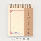 Retro Pattern Series Ring Memo Pad / Kohunkan Kappansho