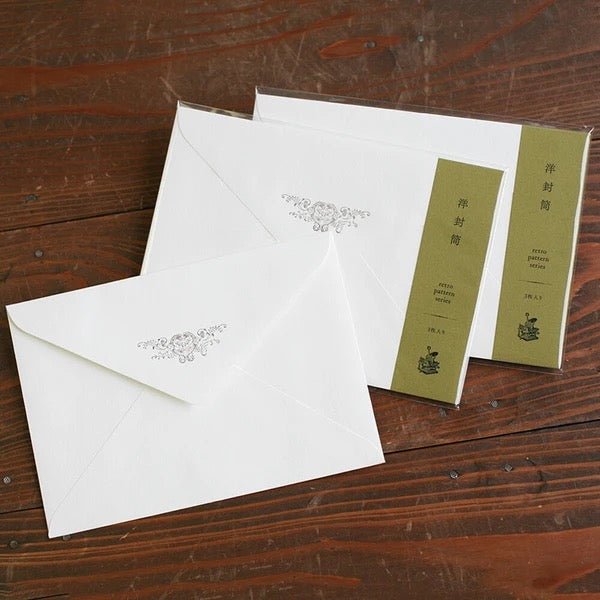 Retro Pattern Series Western Envelopes  / Kohunkan Kappansho