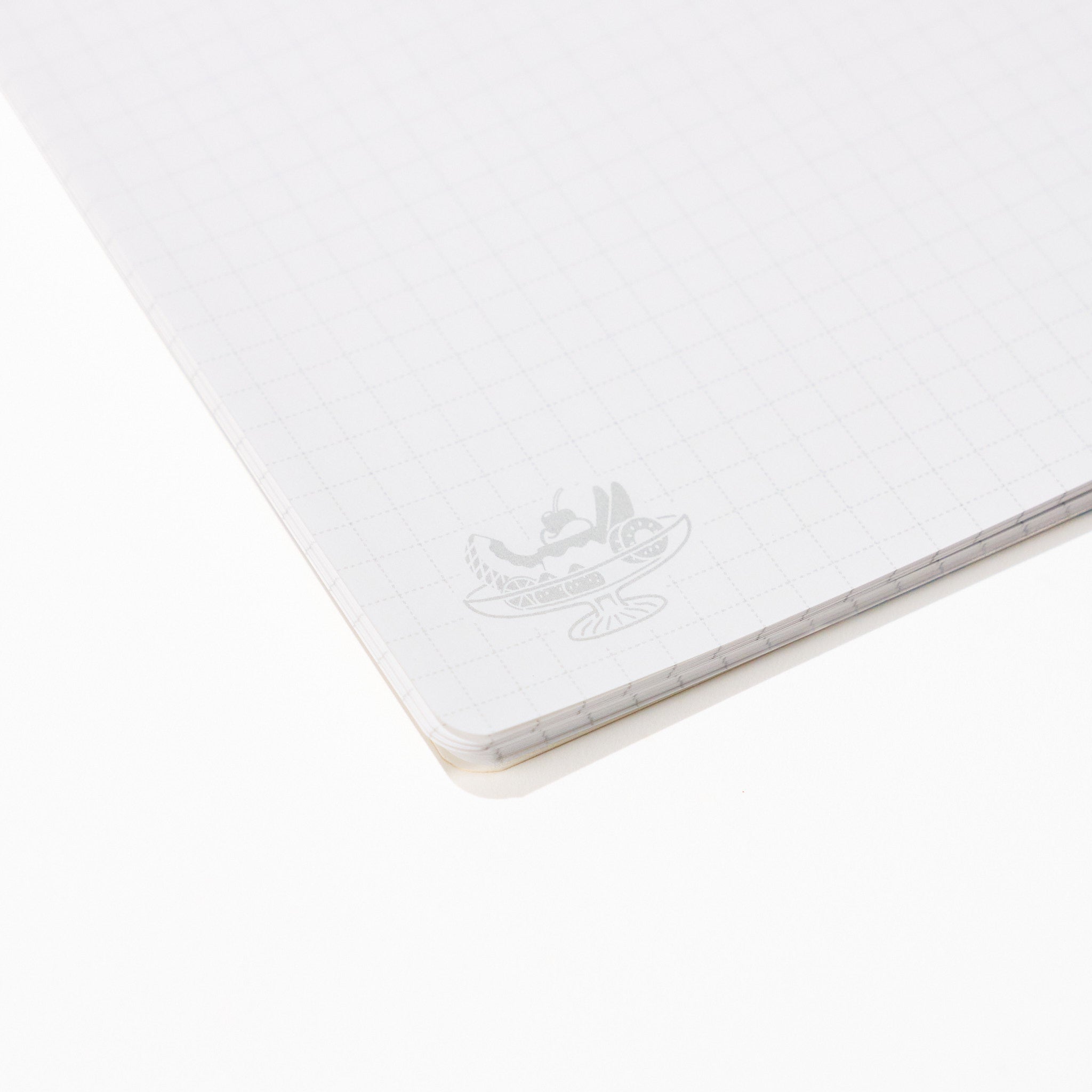ROKKAKU × ob1toy Retro Post Foil-Stamped B6 Ring Notebook / ROKKAKU