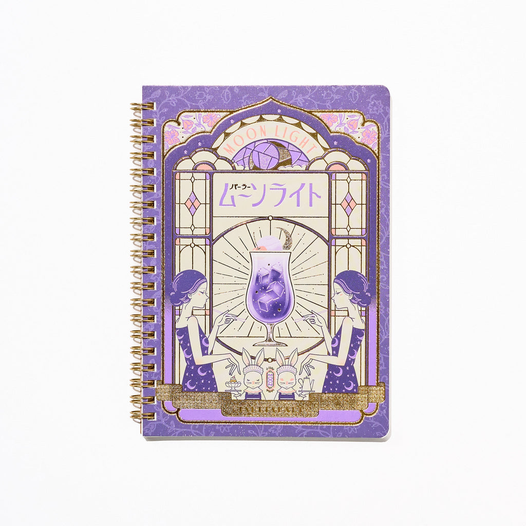 ROKKAKU × ob1toy Retro Post Foil-Stamped B6 Ring Notebook / ROKKAKU