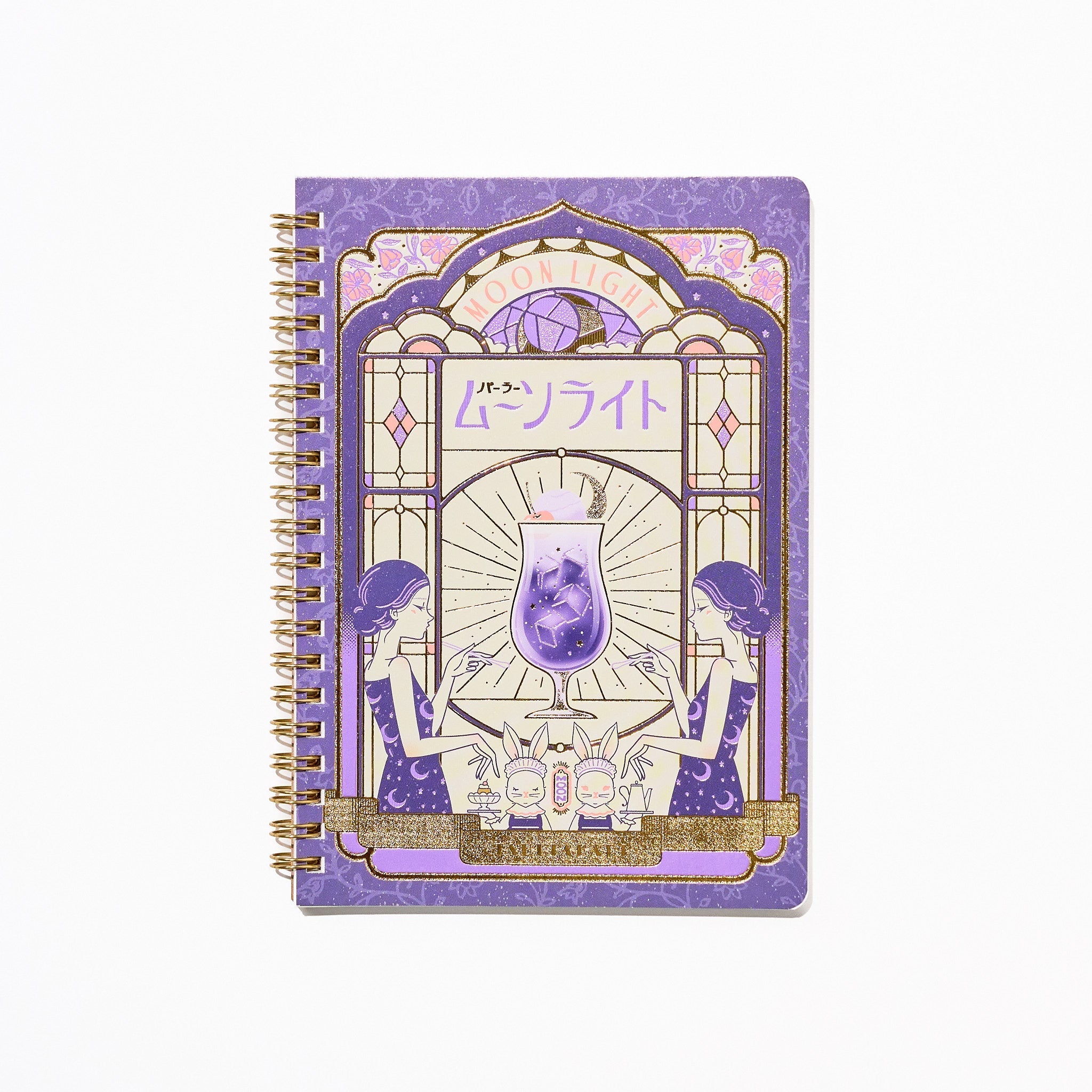 ROKKAKU × ob1toy Retro Post Foil-Stamped B6 Ring Notebook / ROKKAKU