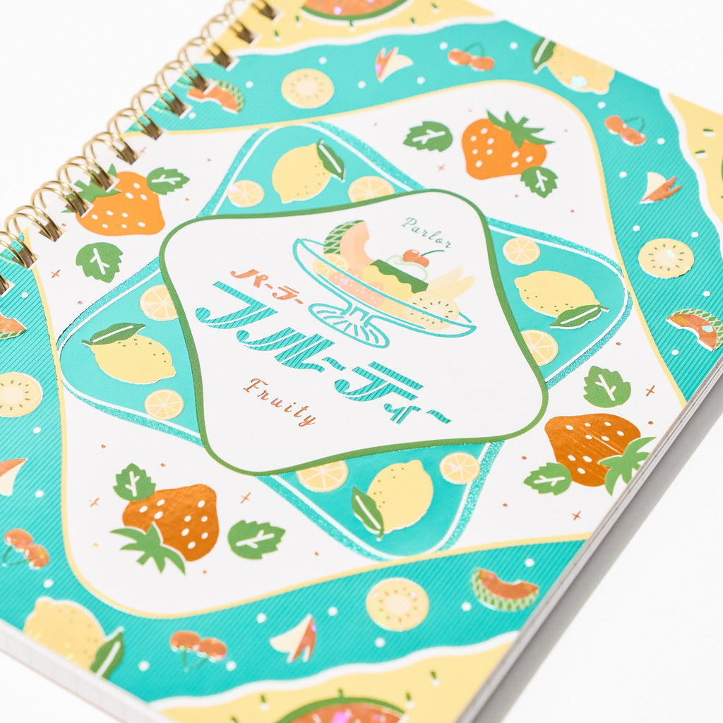 ROKKAKU × ob1toy Retro Post Foil-Stamped B6 Ring Notebook / ROKKAKU
