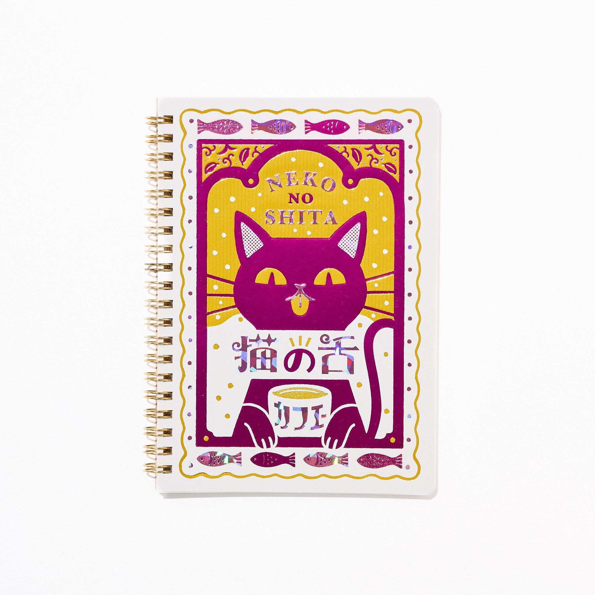 ROKKAKU × ob1toy Retro Post Foil-Stamped B6 Ring Notebook / ROKKAKU