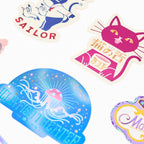 ROKKAKU x ob1toy Retro Post Die-Cut Foil Sticker Collection / ROKKAKU