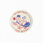 ROKKAKU x ob1toy Retro Post Foil-Stamped Badge / ROKKAKU