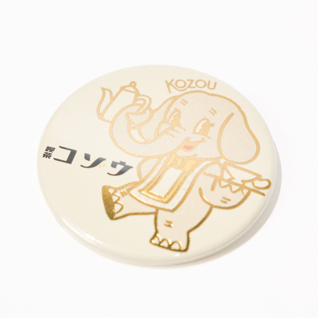 ROKKAKU x ob1toy Retro Post Foil-Stamped Badge / ROKKAKU