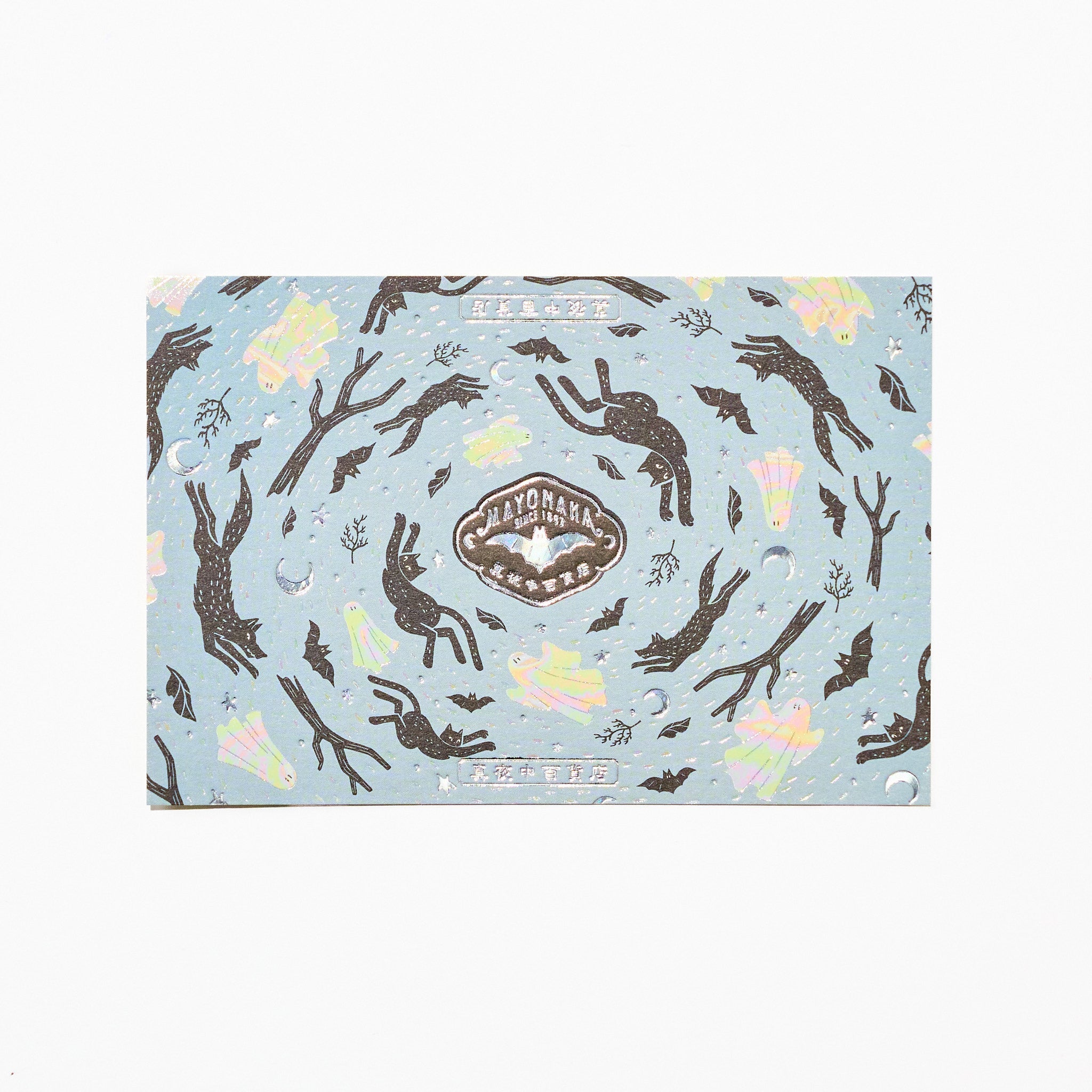 ROKKAKU x ob1toy Retro Postal Foil-Stamped Postcard / ROKKAKU