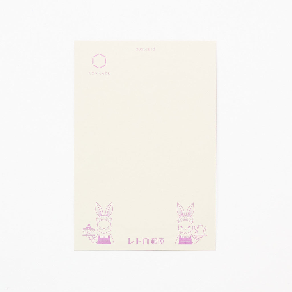 ROKKAKU x ob1toy Retro Postal Foil-Stamped Postcard / ROKKAKU