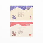 ROKKAKU x ob1toy Travel Bear Foil-Stamped Mini Letter Set / ROKKAKU