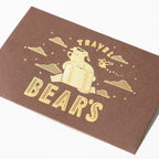 ROKKAKU x ob1toy Travel Bear Foil-Stamped Mini Letter Set / ROKKAKU