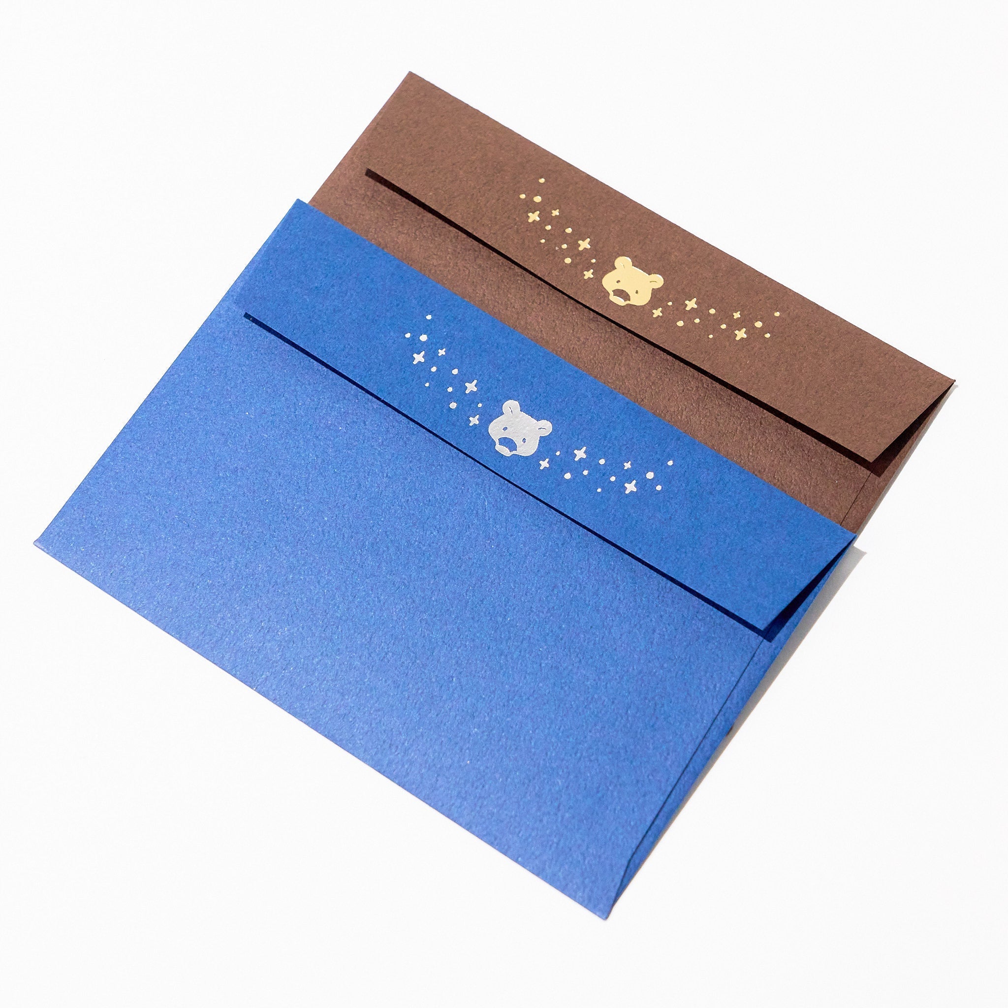 ROKKAKU x ob1toy Travel Bear Foil-Stamped Mini Letter Set / ROKKAKU