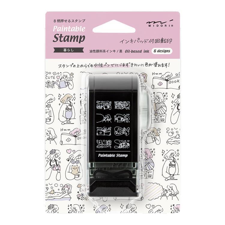 Rotary Dial Paintable Stamp / MIDORI