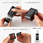 Rotary Dial Paintable Stamp / MIDORI
