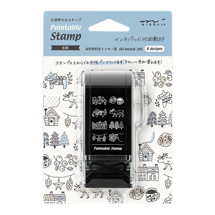 Rotary Dial Paintable Stamp / MIDORI