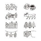 Rotary Dial Paintable Stamp / MIDORI