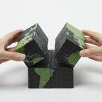 Rotating Paper Cube Globe Assembling Kit / Marumo Printing