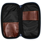 Round Zip Denim Pen Case / Luddite