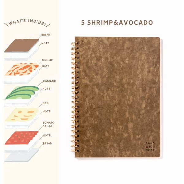 SANDWICH NOTE A5 Size Notebook / IROHA PUBLISHING