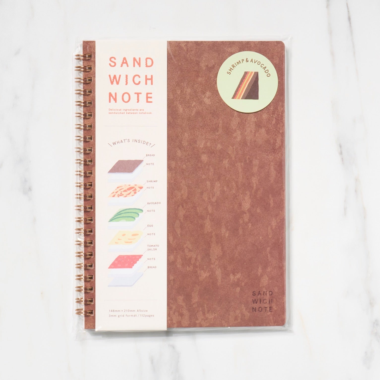 SANDWICH NOTE A5 Size Notebook / IROHA PUBLISHING