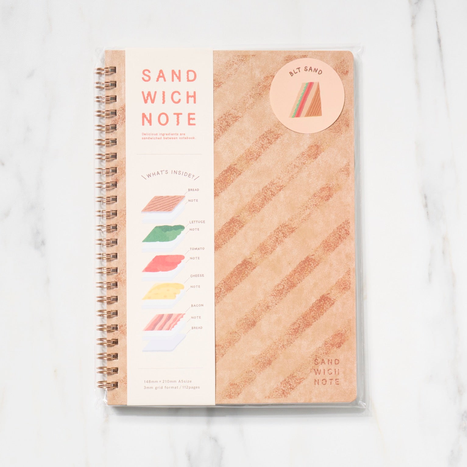 SANDWICH NOTE A5 Size Notebook / IROHA PUBLISHING