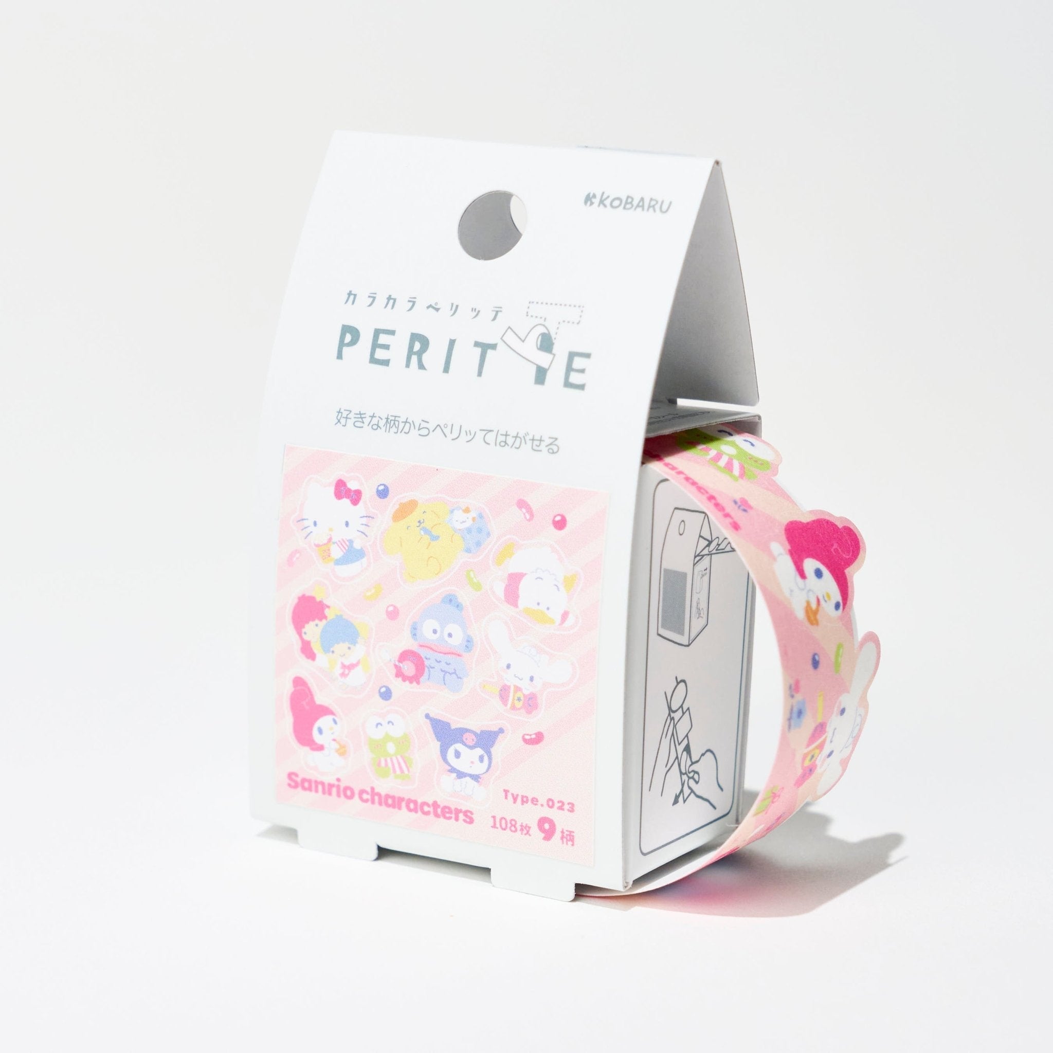 Sanrio Karakara Pelitte Roll Sticker / Epoch Chemical