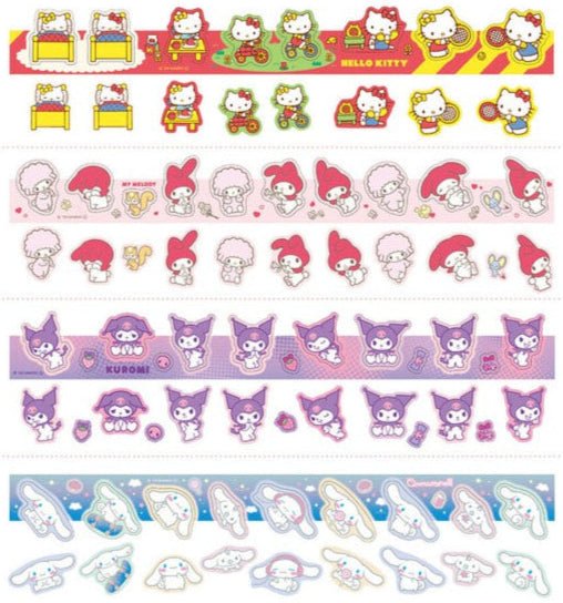 Sanrio Karakara Pelitte Roll Sticker / Epoch Chemical