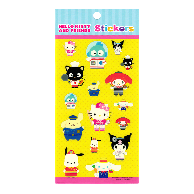Sanrio Friends at Work Sticker Sheet