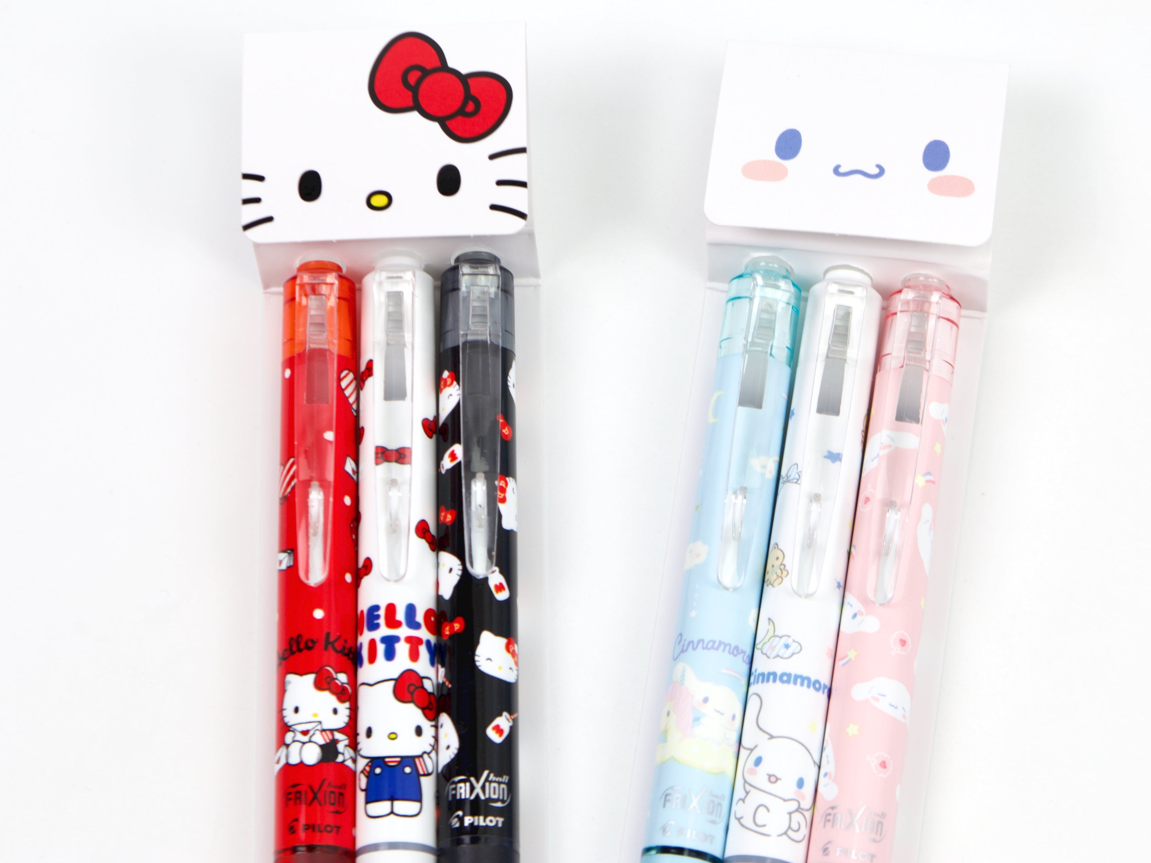 Sanrio Frixion Ball Knock 3 Pen Set