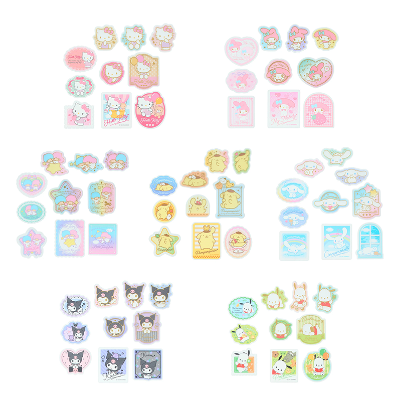 Sanrio Gold Foil Sticker Set