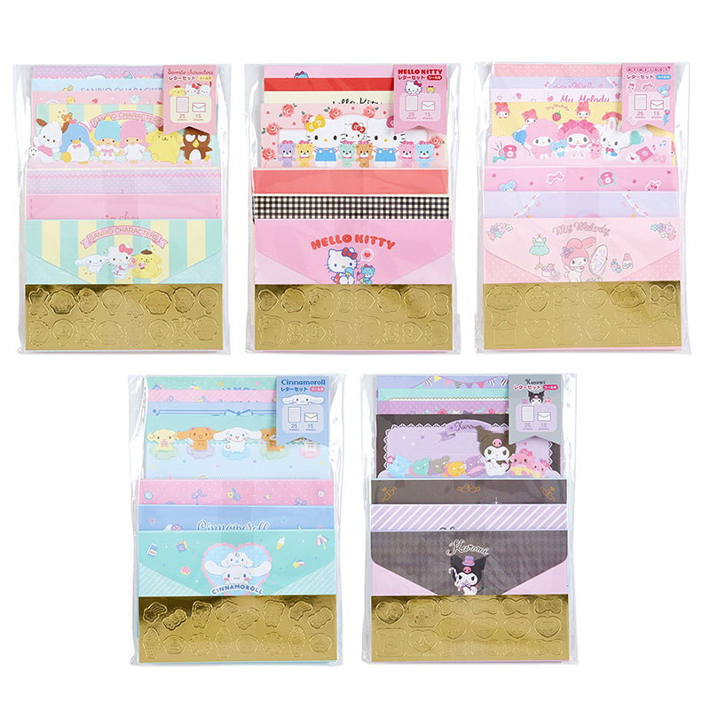 Sanrio Friends Letter Set With Envelopes