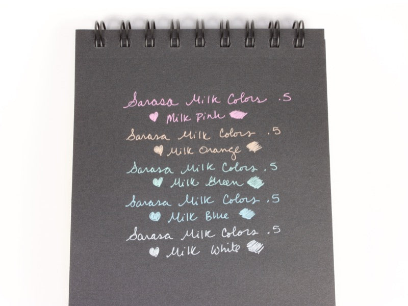 Sarasa Clip Milky 5 Color Set