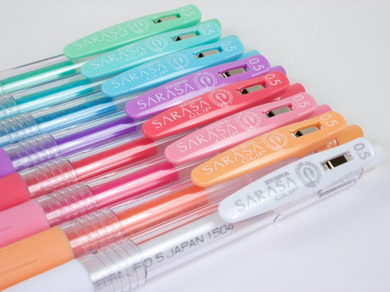 Sarasa Clip Milky 8 Color Set
